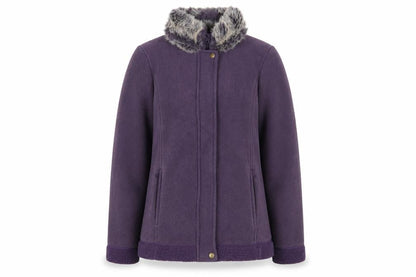 Marks & Spencer Womens Purple Jacket Size 12 Zip - Pockets