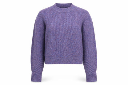 Womens UK Size L Noisy may Purple Pullover Jumper