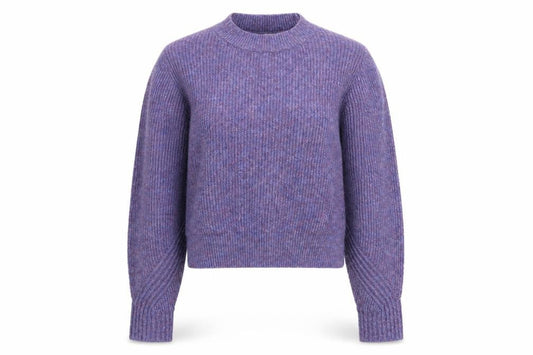 Womens UK Size L Noisy may Purple Pullover Jumper