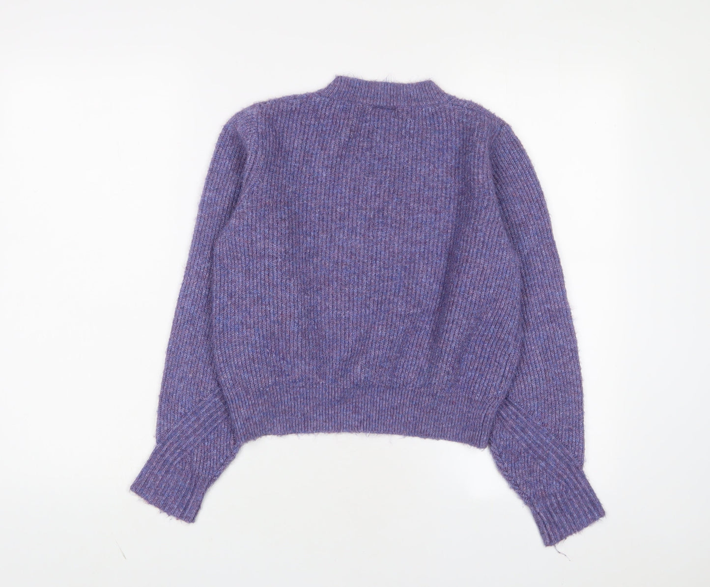 Womens UK Size L Noisy may Purple Pullover Jumper