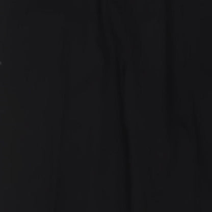 Marks and Spencer Mens Black Polyester Trousers Size 44 in L35 in Regular Hook & Eye - Long Leg, Pockets