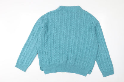Womens UK Size XS ASOS Blue Pullover Jumper