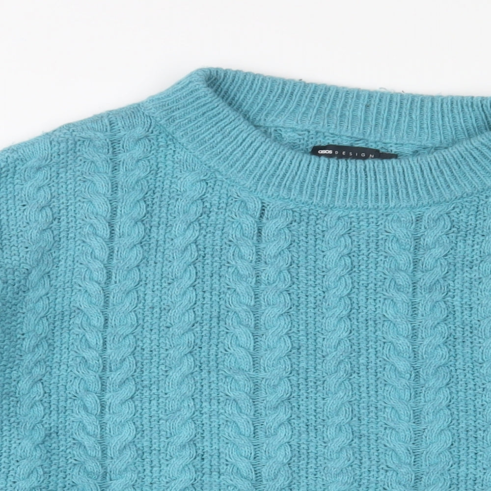 Womens UK Size XS ASOS Blue Pullover Jumper