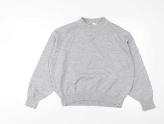 Womens UK Size XS H&M Grey Pullover Jumper