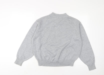 Womens UK Size XS H&M Grey Pullover Jumper