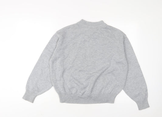 Womens UK Size XS H&M Grey Pullover Jumper