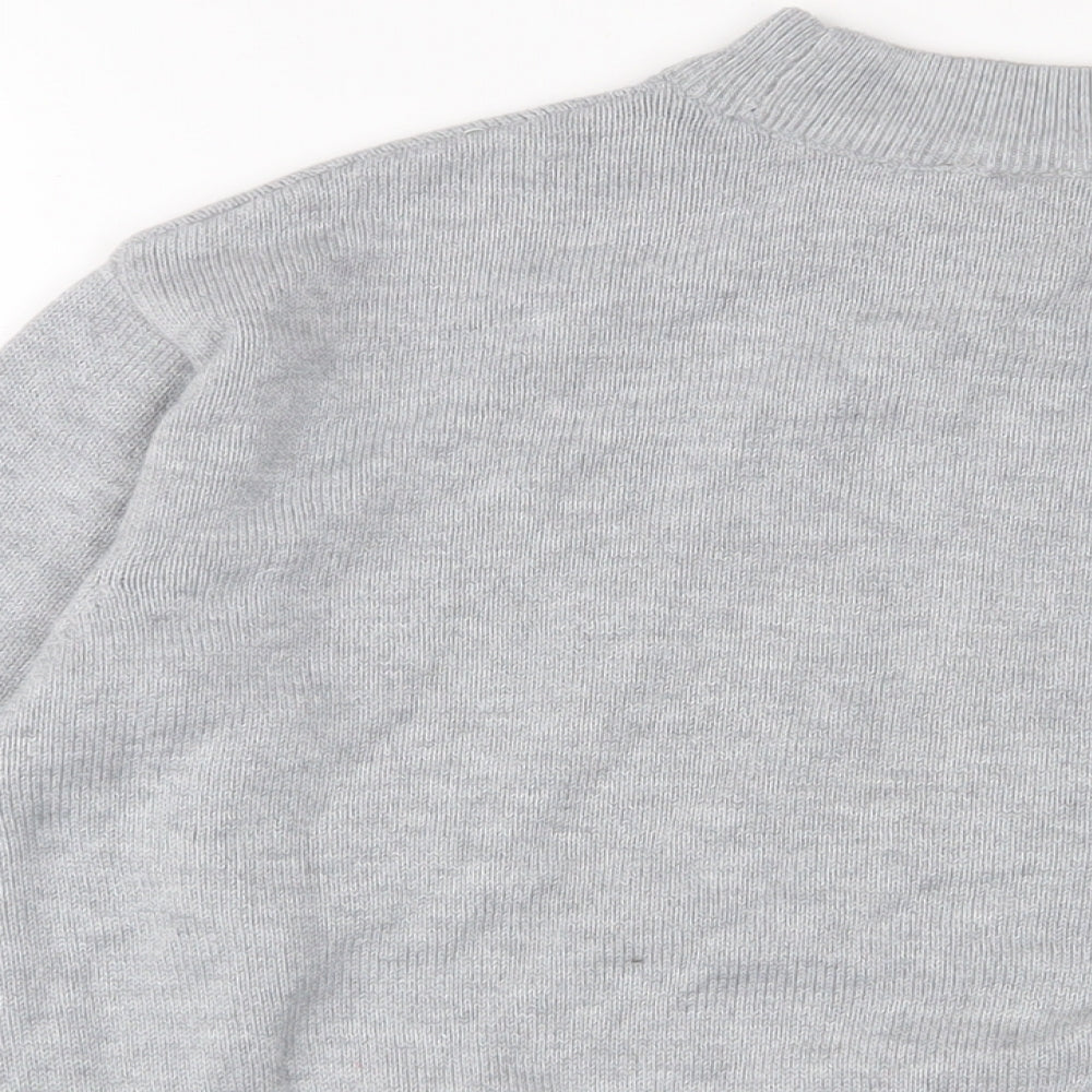 Womens UK Size XS H&M Grey Pullover Jumper