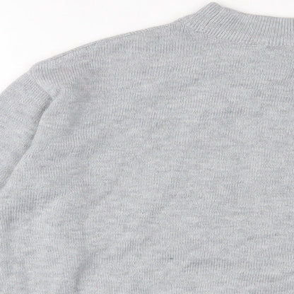 Womens UK Size XS H&M Grey Pullover Jumper