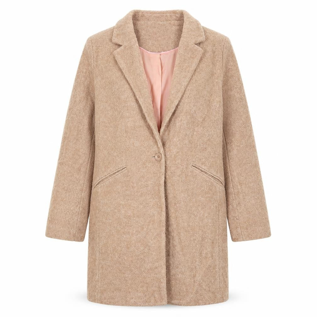 Womens UK Size L Oasis Pink Overcoat