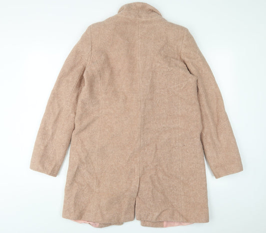 Womens UK Size L Oasis Pink Overcoat