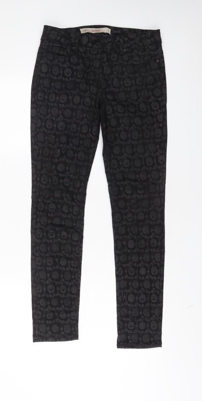 Womens UK Size 8 NEXT Regular Fit  Black Trousers