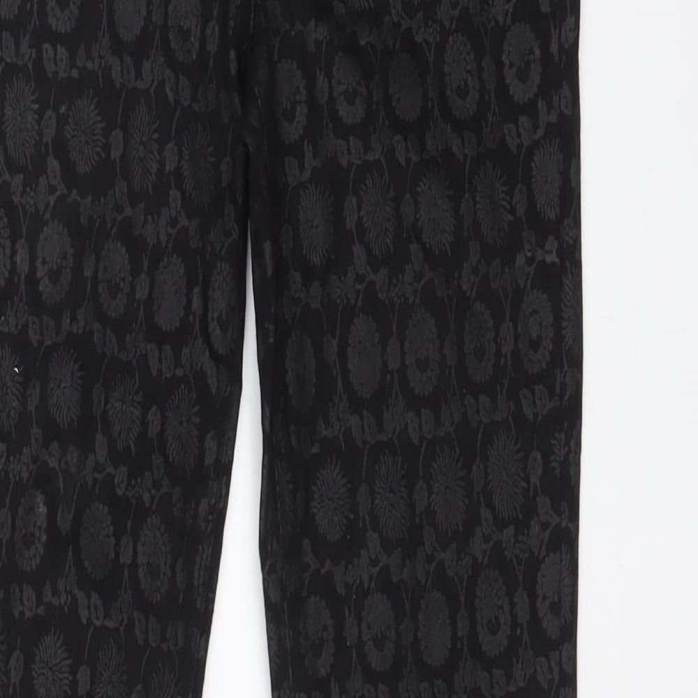 Womens UK Size 8 NEXT Regular Fit  Black Trousers
