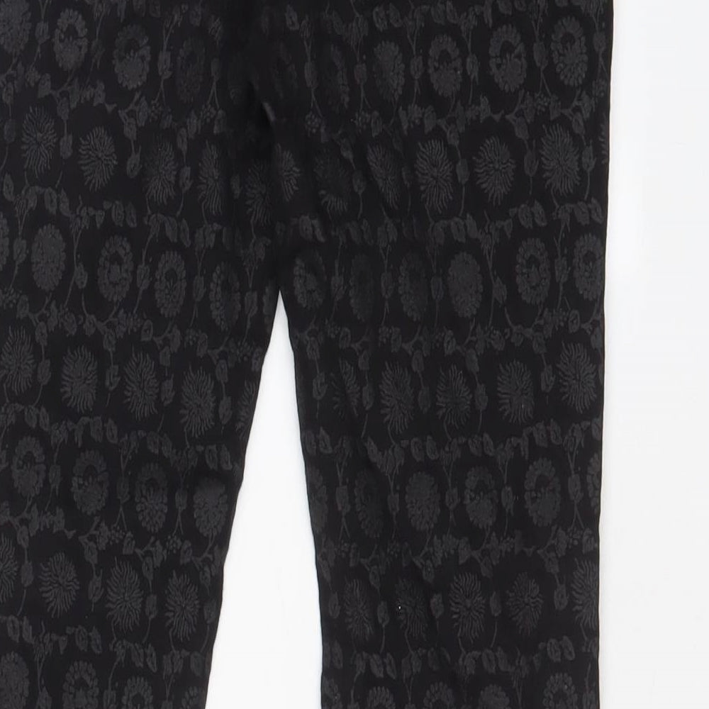Womens UK Size 8 NEXT Regular Fit  Black Trousers