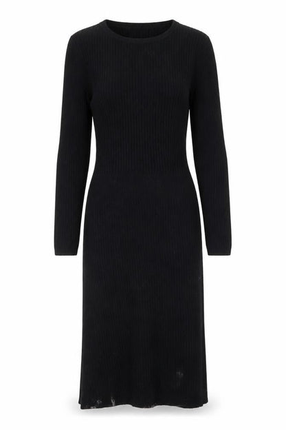 Gap Womens Black Cotton Jumper Dress Size XS Crew Neck Pullover