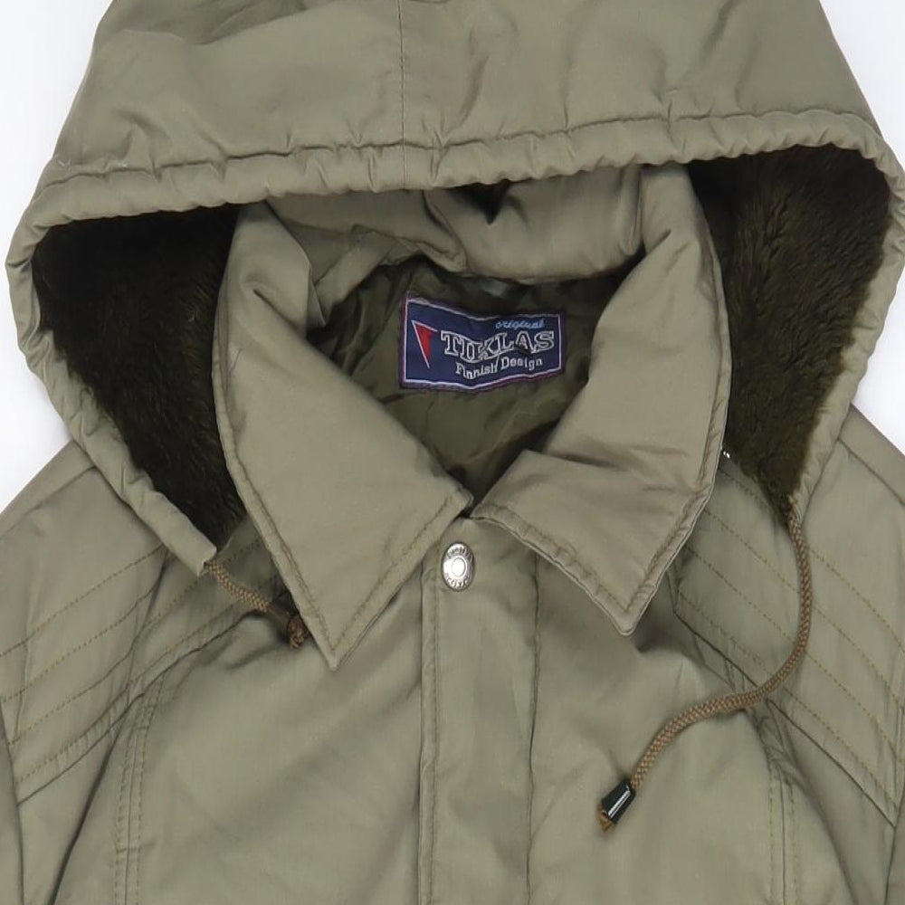 Mens UK Size L Tiklas Green Jacket