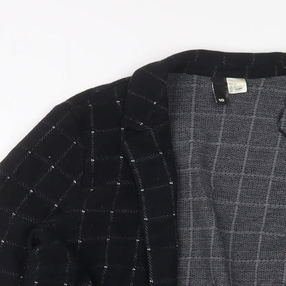 Womens UK Size 8 H&M Black Jacket