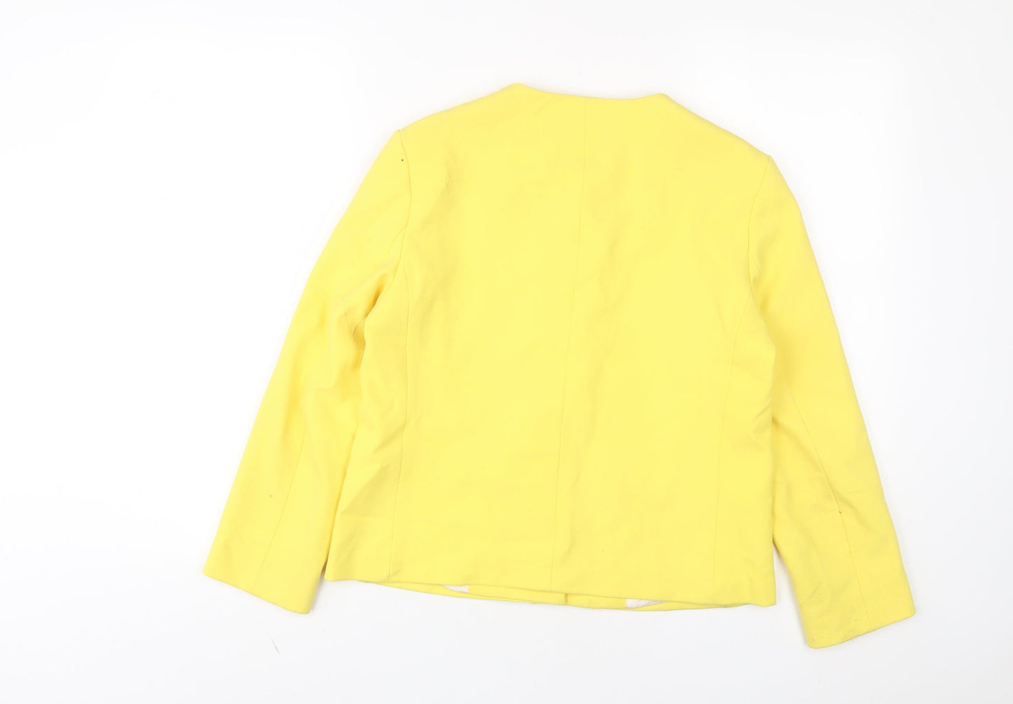 Womens UK Size S Zara Yellow Jacket