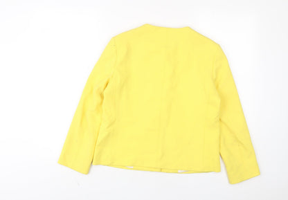 Womens UK Size S Zara Yellow Jacket