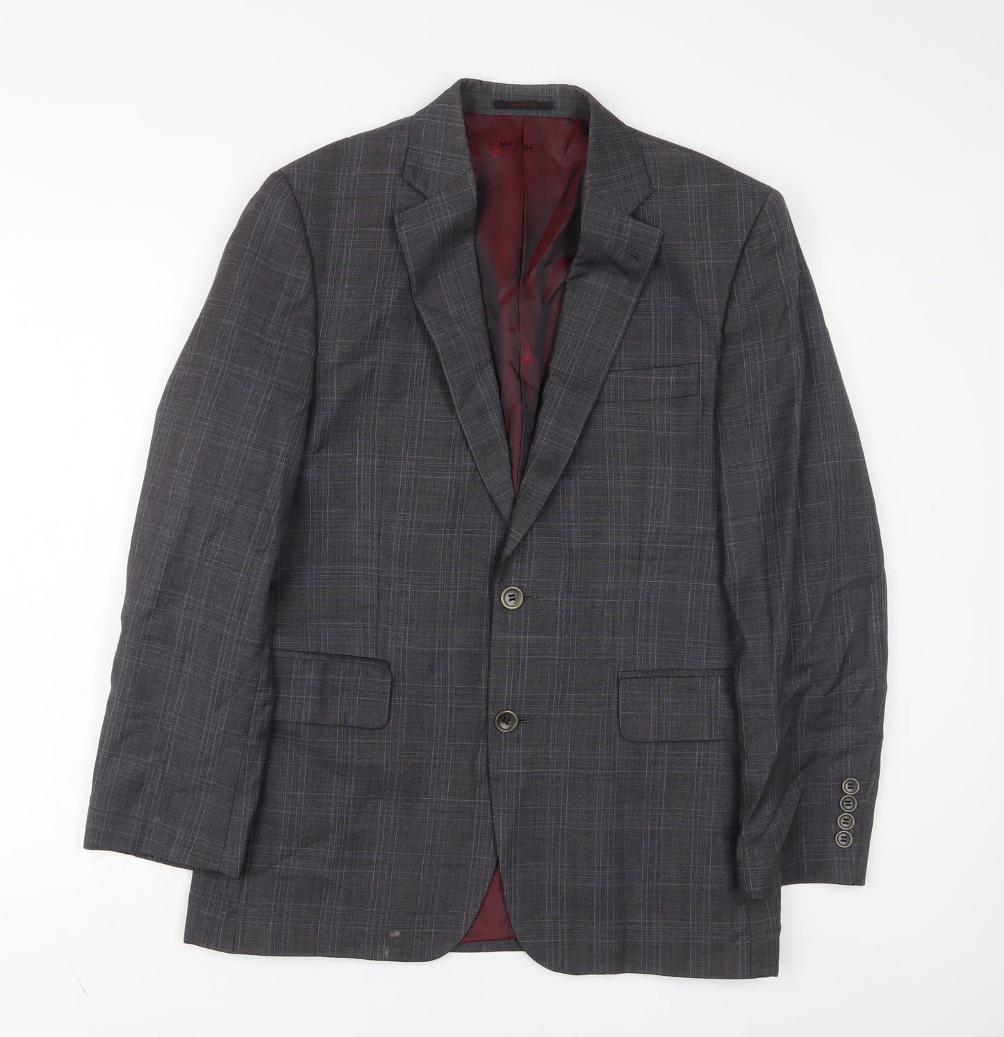 Mens UK Size 38 CHESTER Regular Red Suit Jacket