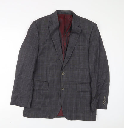 Mens UK Size 38 CHESTER Regular Red Suit Jacket