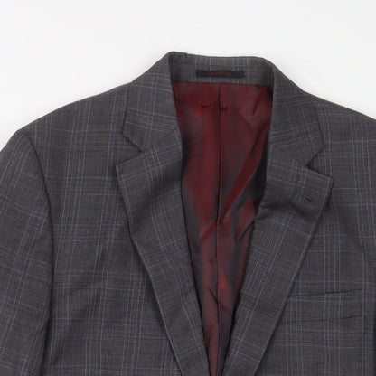 Mens UK Size 38 CHESTER Regular Red Suit Jacket