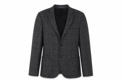 Mens UK Size 40 River Island Regular Grey Suit Jacket