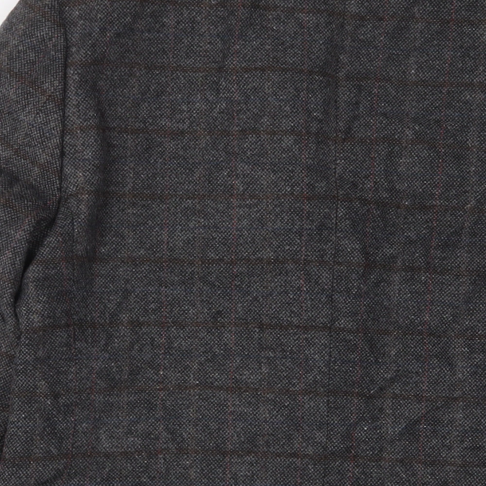 Mens UK Size 40 River Island Regular Grey Suit Jacket