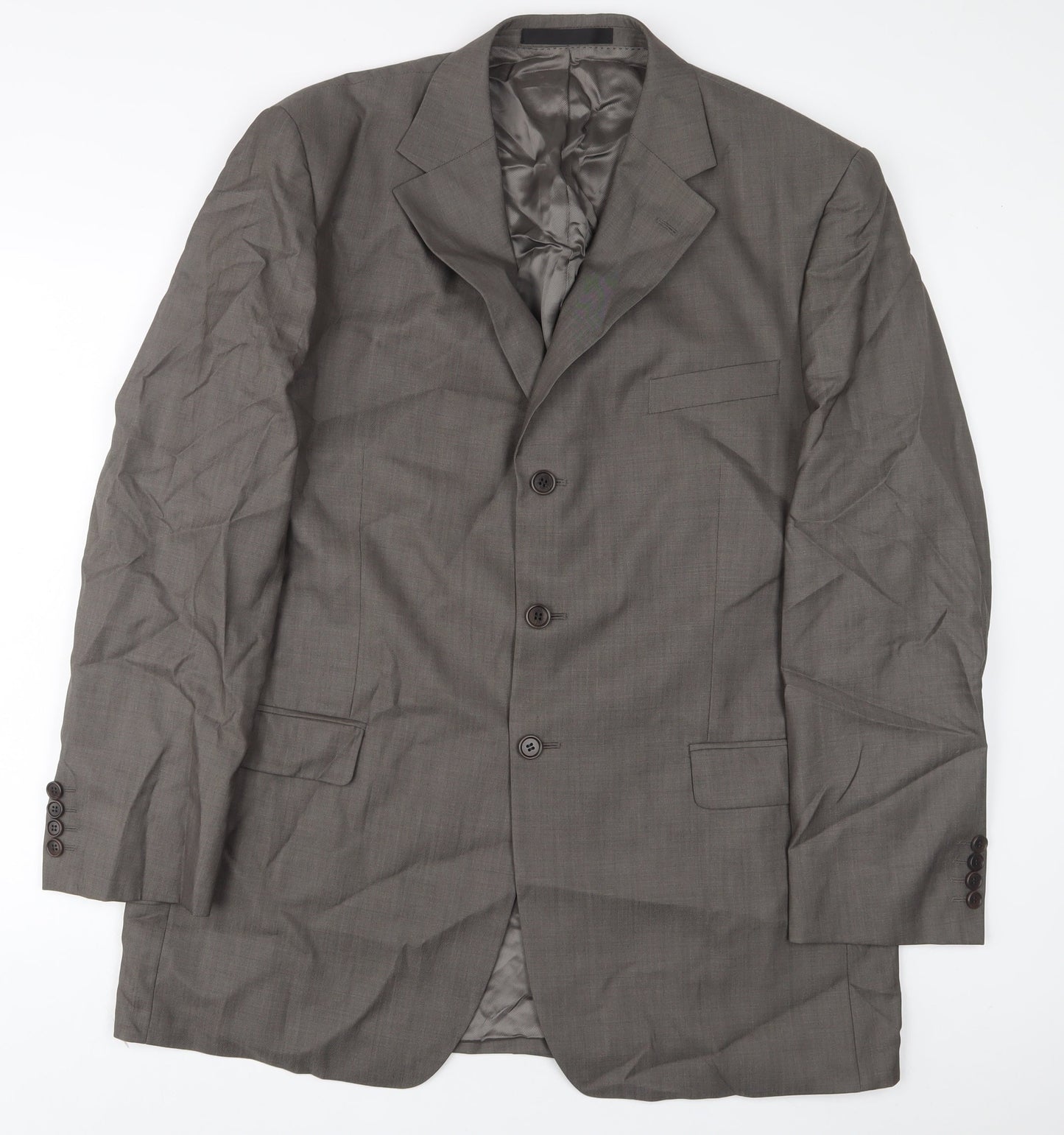 Mens UK Size 44 Marks and Spencer Regular Grey Suit Jacket