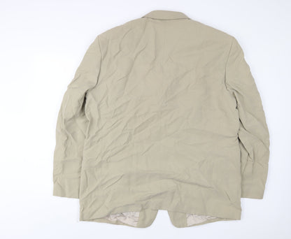 Maine Mens Beige Lyocell Jacket Suit Jacket Size 46 Regular