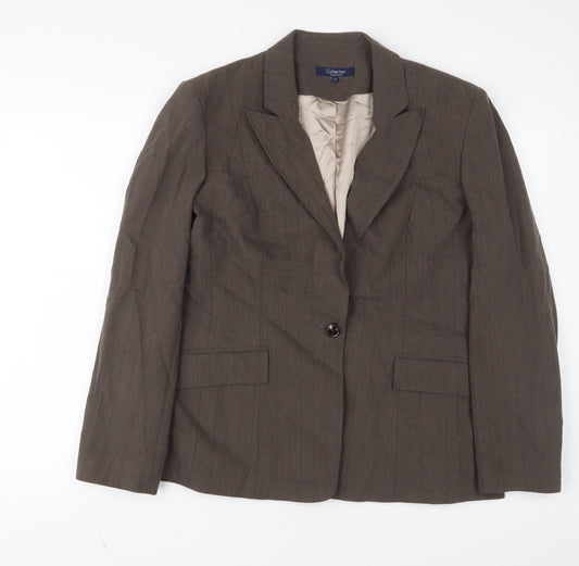 Womens UK Size 16 Debenhams Brown Jacket