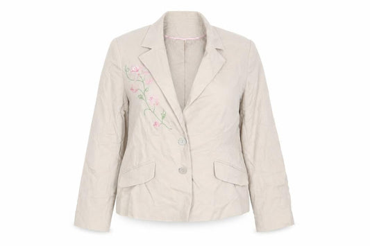 Womens UK Size 16 Klass Beige Jacket