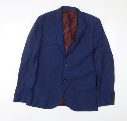Mens UK Size 42 NEXT Regular Blue Suit Jacket