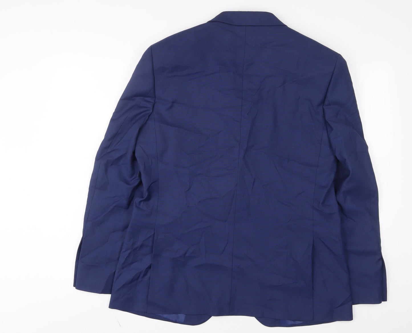 Mens UK Size 40 Marks and Spencer Regular Blue Suit Jacket