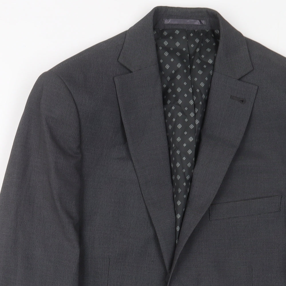 Mens UK Size 36 NEXT Regular Grey Suit Jacket