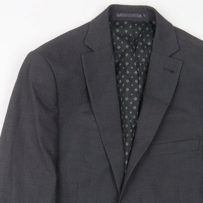 Mens UK Size 36 NEXT Regular Grey Suit Jacket
