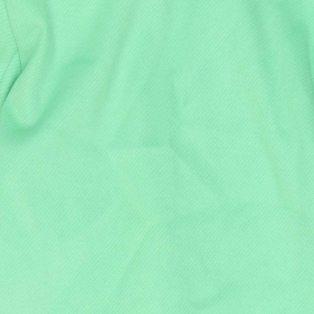Womens UK Size 16 MARKS AND Green Overcoat