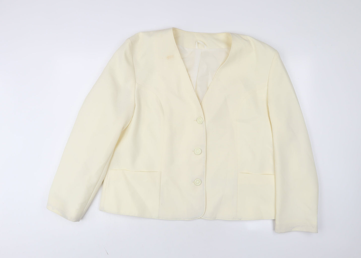 Womens UK Size 18 Debenhams Ivory Jacket