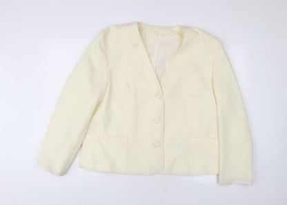 Womens UK Size 18 Debenhams Ivory Jacket
