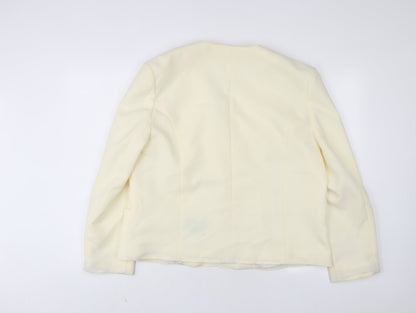 Womens UK Size 18 Debenhams Ivory Jacket