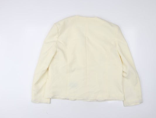 Womens UK Size 18 Debenhams Ivory Jacket