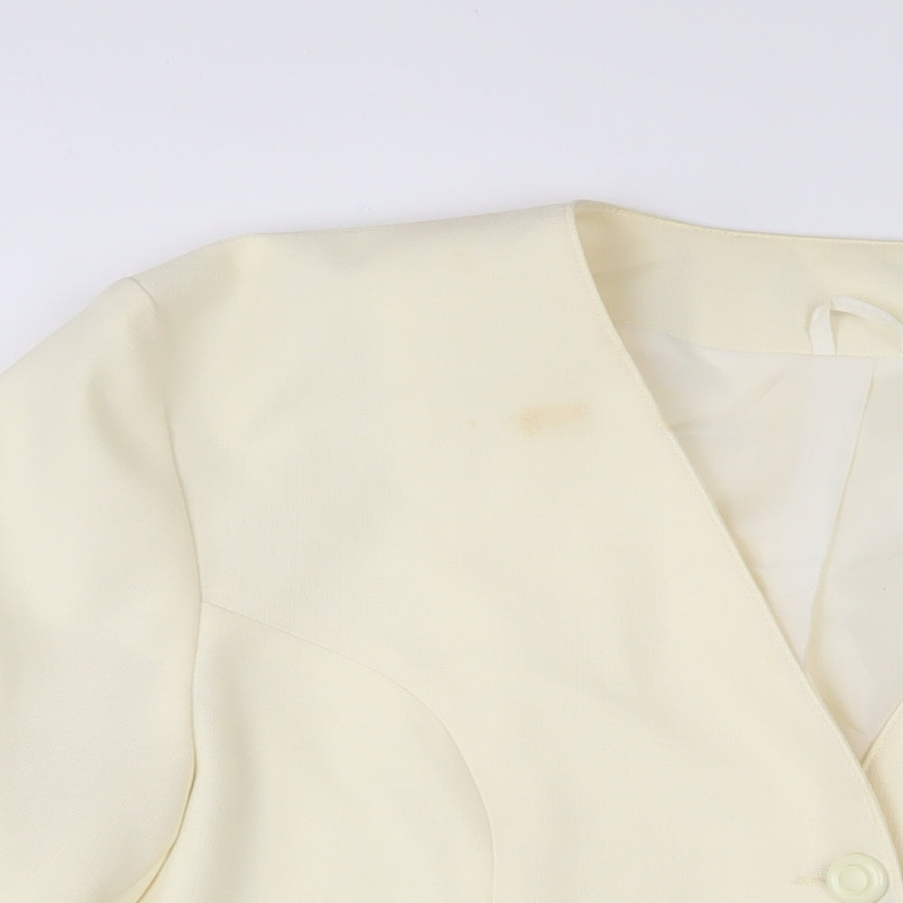 Womens UK Size 18 Debenhams Ivory Jacket