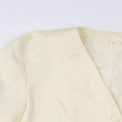 Womens UK Size 18 Debenhams Ivory Jacket