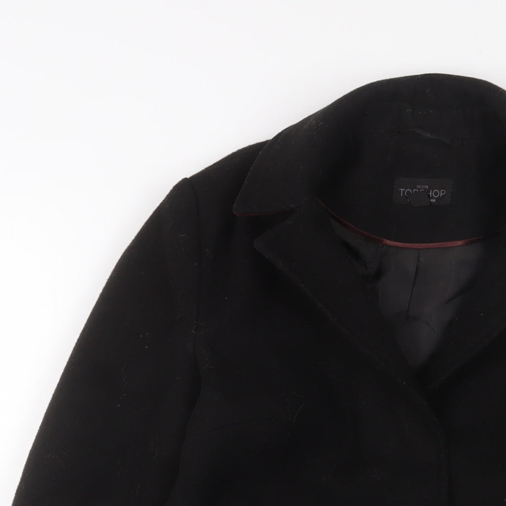 Womens UK Size 6 Topshop Black Jacket