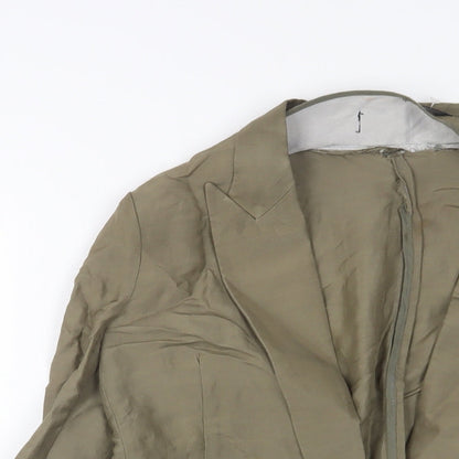 Womens UK Size S Zara Green Jacket