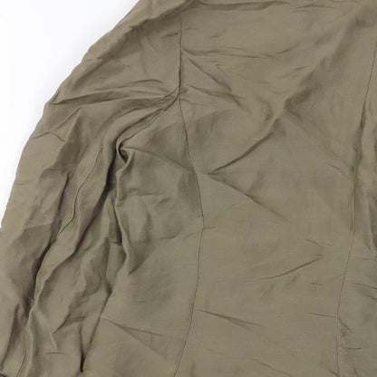 Womens UK Size S Zara Green Jacket