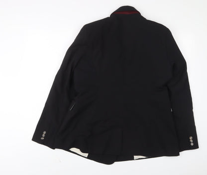 Womens UK Size 14 Topshop Black Jacket