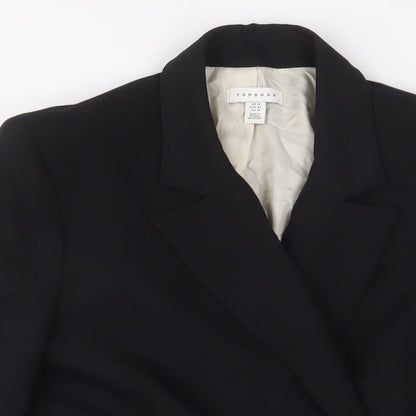 Womens UK Size 14 Topshop Black Jacket