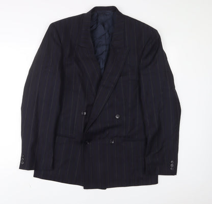 Mens UK Size 42 Van Girls Regular Blue Suit Jacket