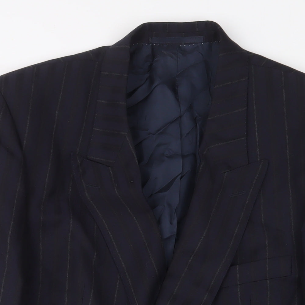 Mens UK Size 42 Van Girls Regular Blue Suit Jacket