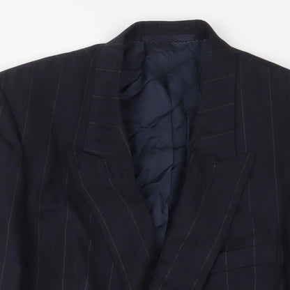 Mens UK Size 42 Van Girls Regular Blue Suit Jacket